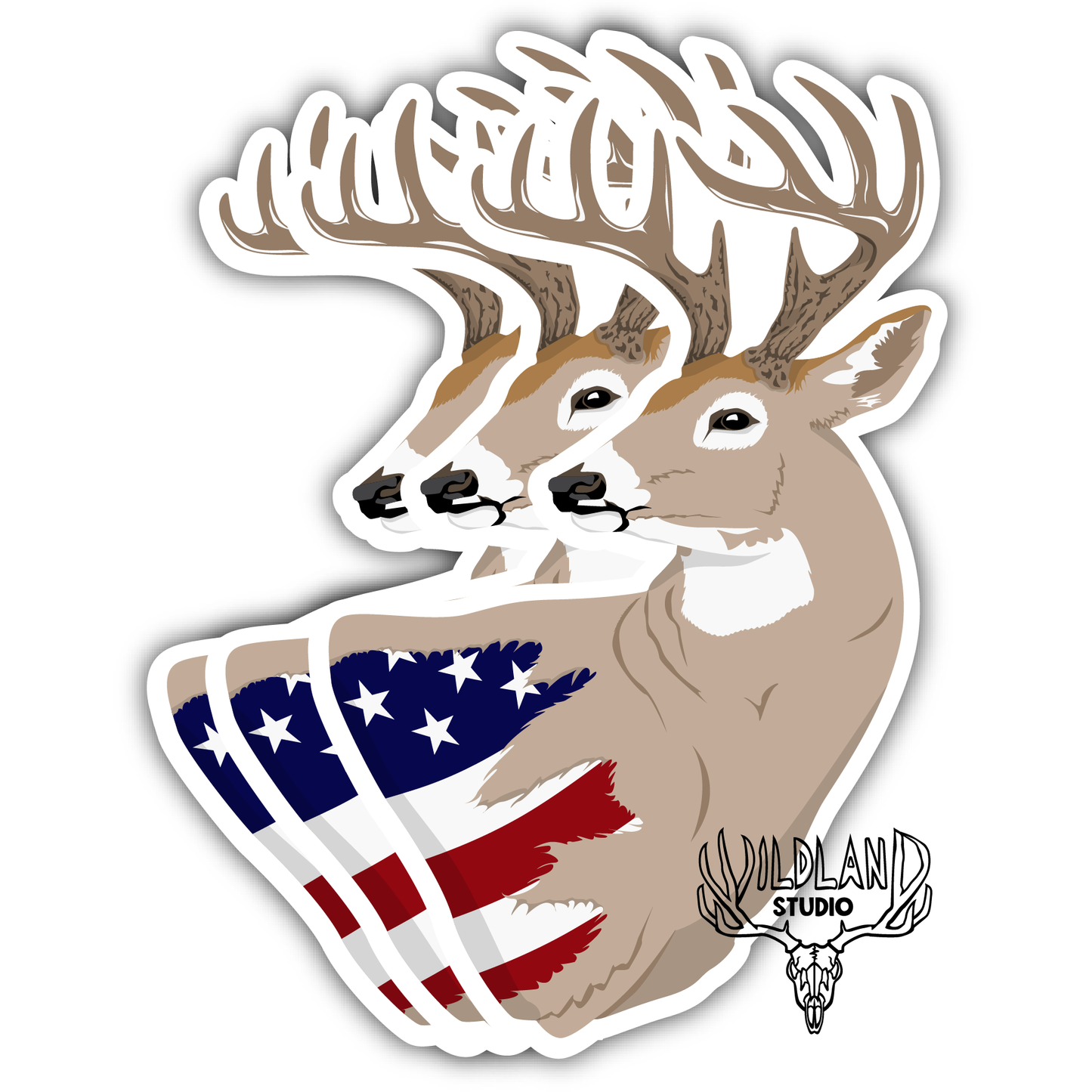 White-Tailed Deer Slap 3pk